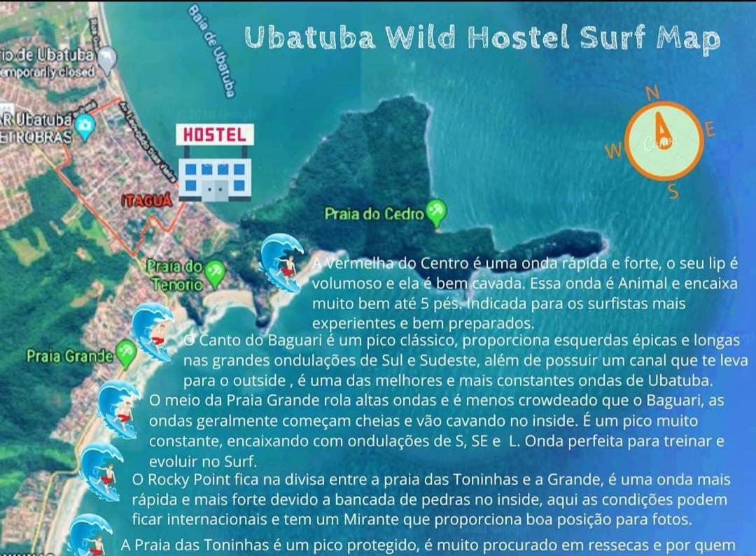 Ubatuba Wild Surf Hostel Exteriör bild